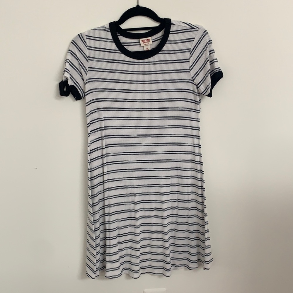 Striped Shirt Dress